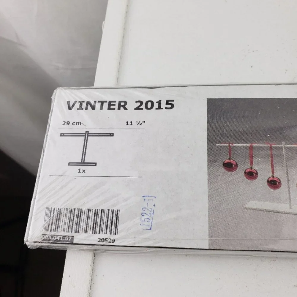 Ikea White Metal Stand Vinter 2015 NWT
